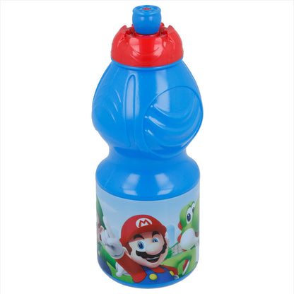 Botella Sport con cierre anti goteo 400 ml Super Mario / No BPA