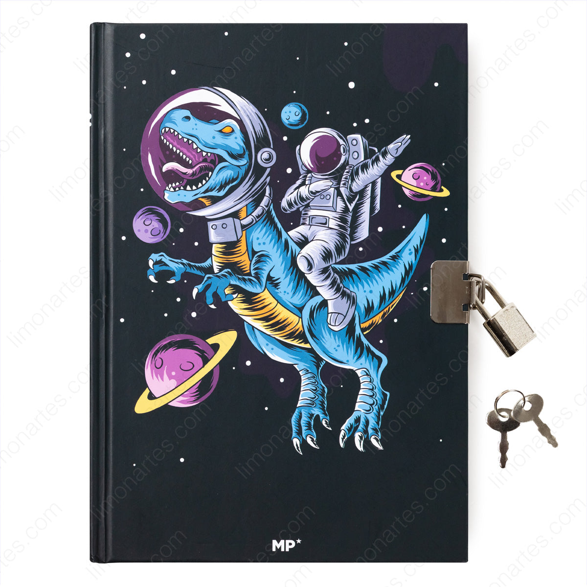 Notebook with lock/ Secret diary/A5 (148 x 210mm)/Diary of dreams and adventures/ Two patterns available/ MP