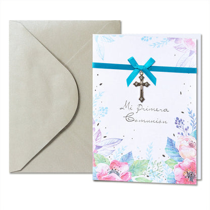 Set 6 pieces/Greeting card/Communion/13 x 18cm/Includes envelope