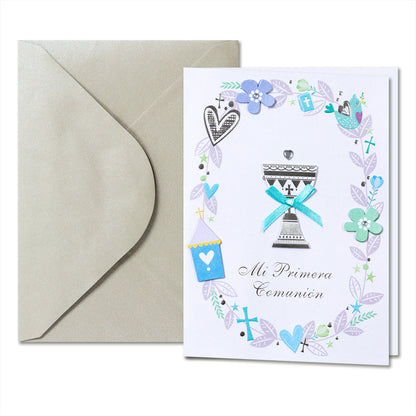 Set 6 pieces/Greeting card/Communion/13 x 18cm/Includes envelope