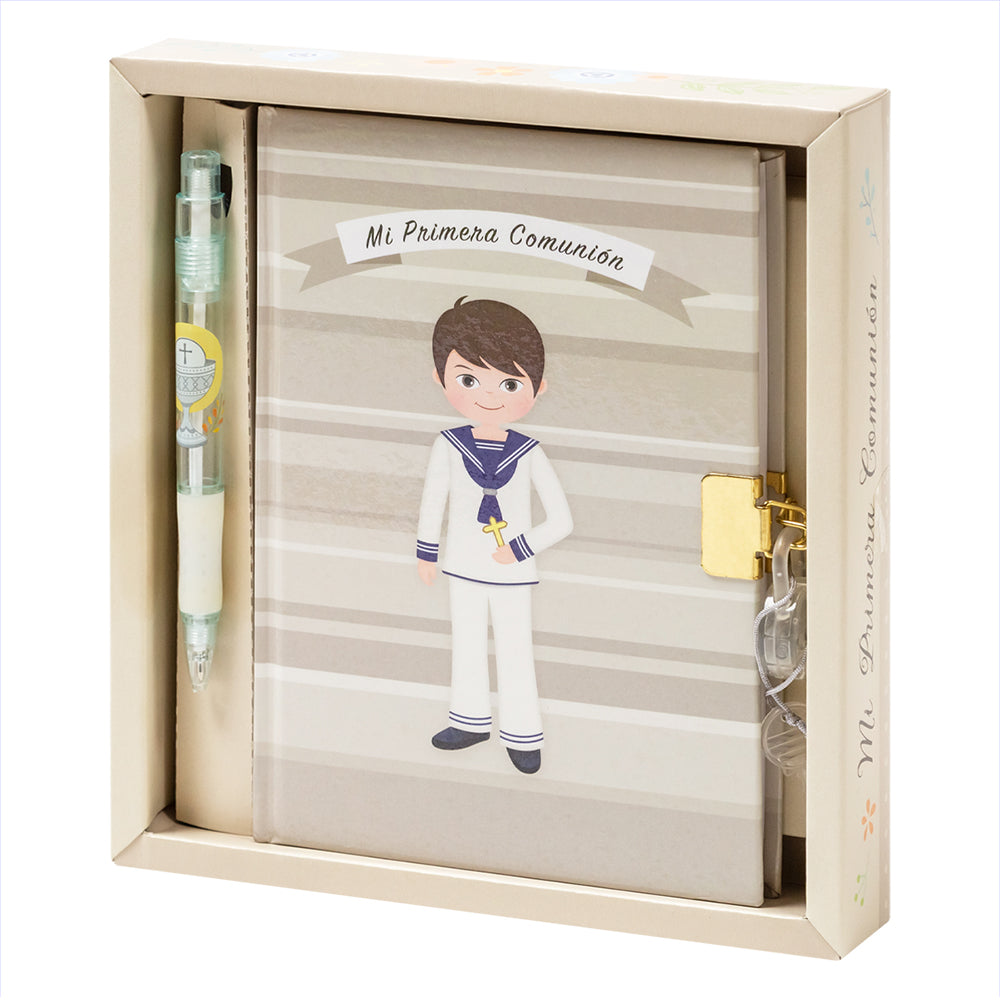 First Communion diary with key and pen/Diary 90 sheets/ 6 models available