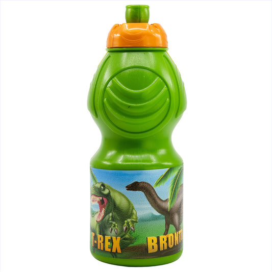 Botella Sport con cierre anti goteo 400 ml Dinosaur / No BPA