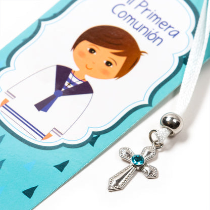 Set 2 pieces/Hanging bookmark/My first Communion/For boy and girl/5.5 x 16cm/265449.432