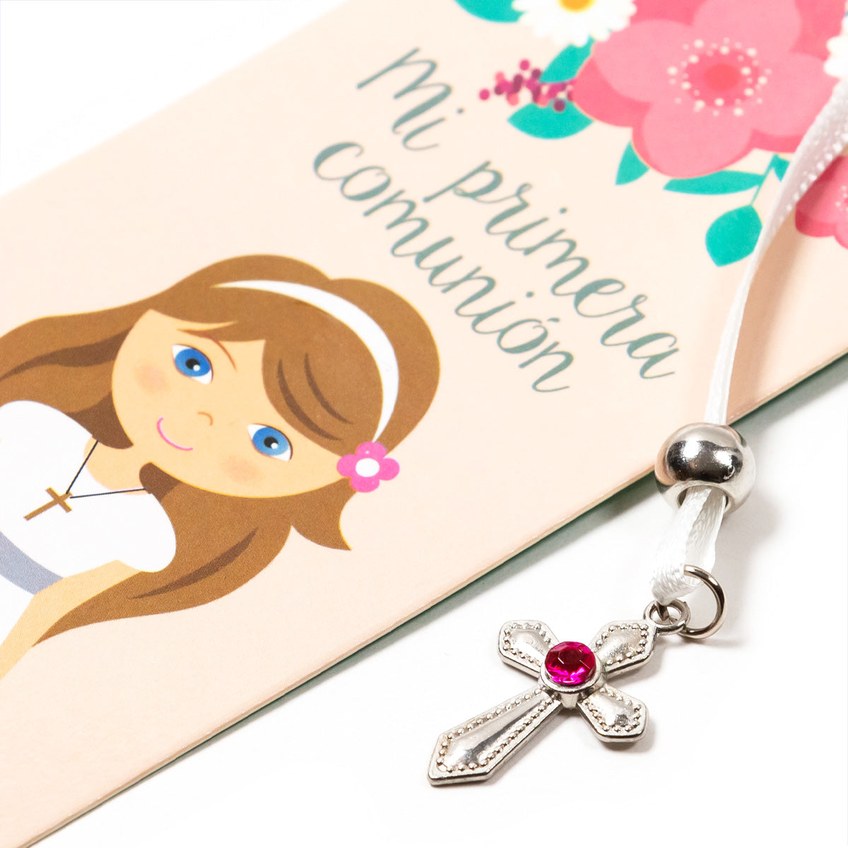 Set 2 pieces/Hanging bookmark/My first Communion/For boy and girl/5.5 x 16cm/265449.432