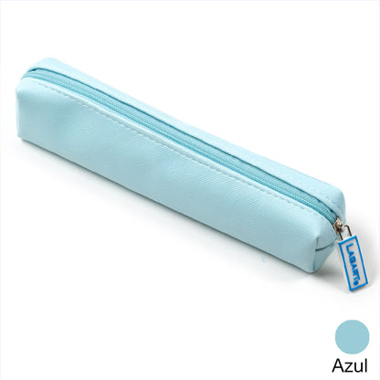 Small pencil case in pastel colors 19x5cm/ 6 colors available