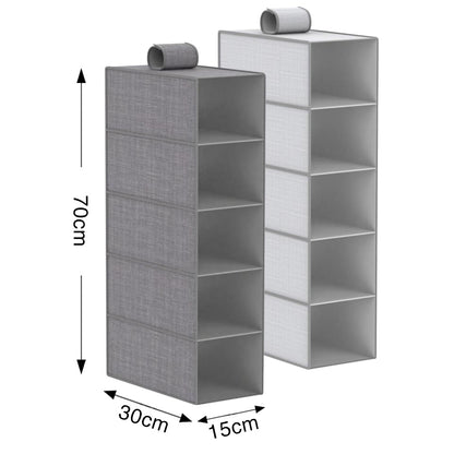 Armoire suspendue de rangement polyvalente 5 étages