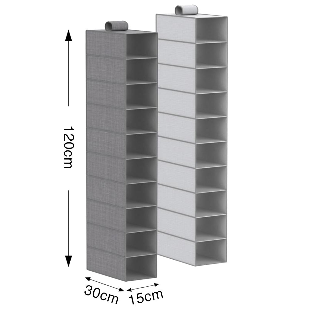 Placard suspendu de rangement polyvalent 10 étages