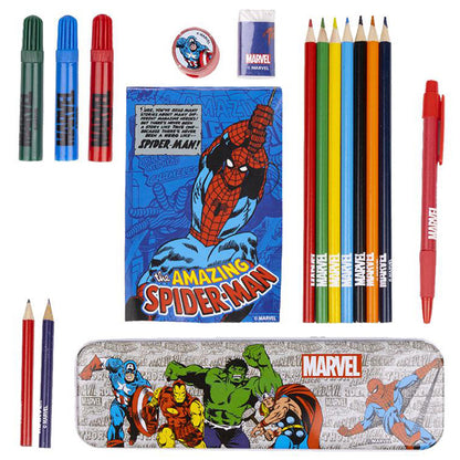 Ensemble de papeterie de coloriage Marvel pour enfants