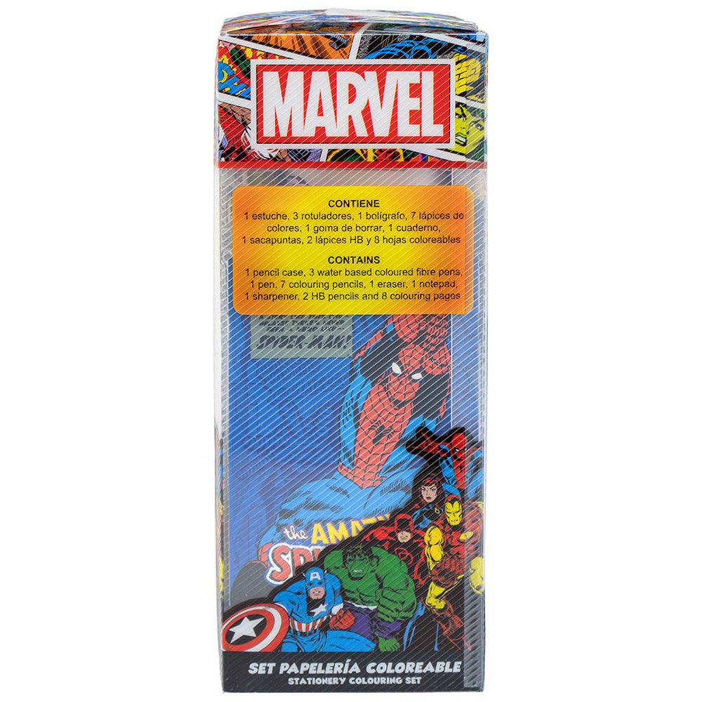 Ensemble de papeterie de coloriage Marvel pour enfants