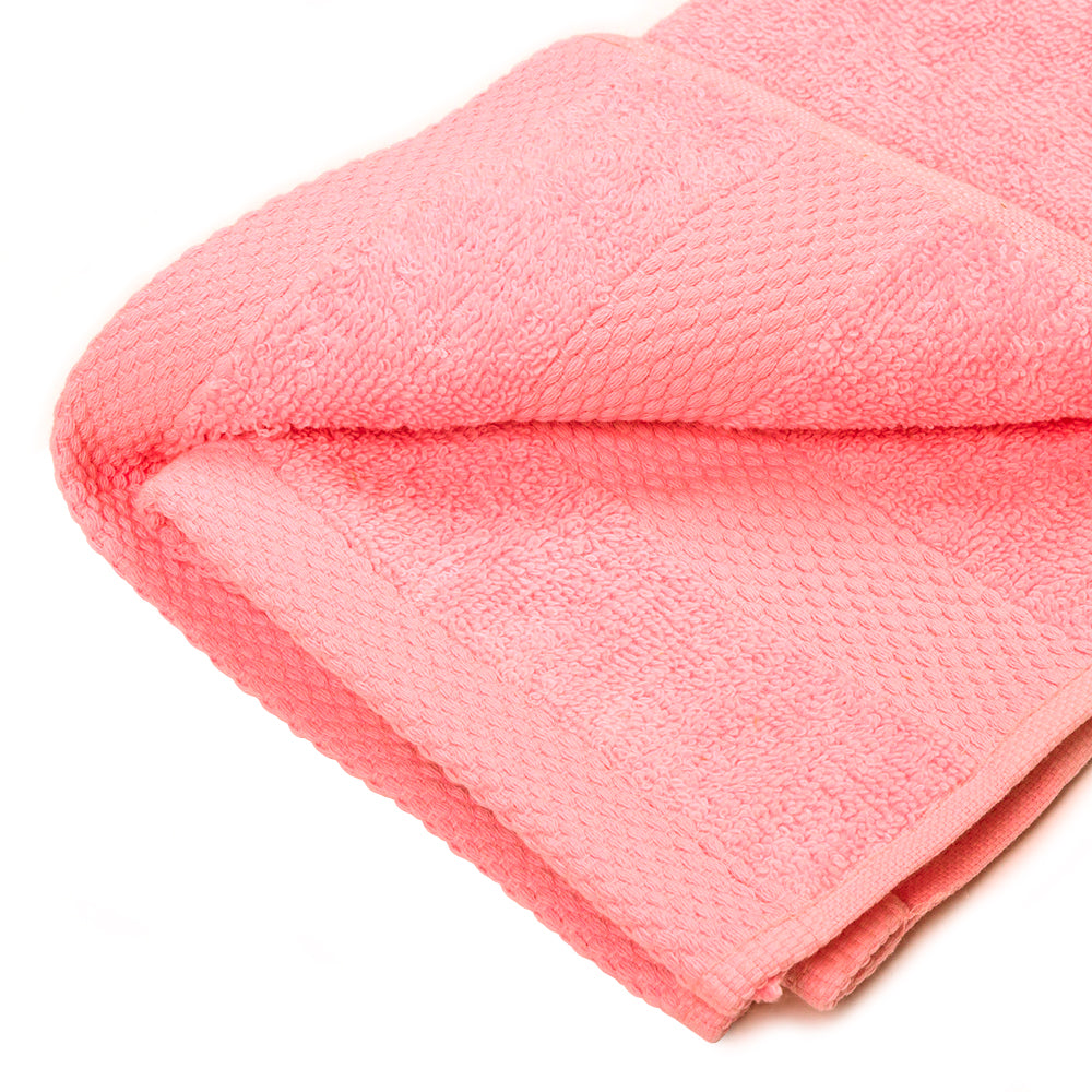 Coral towel with hanger 100% cotton 500 gr/m2