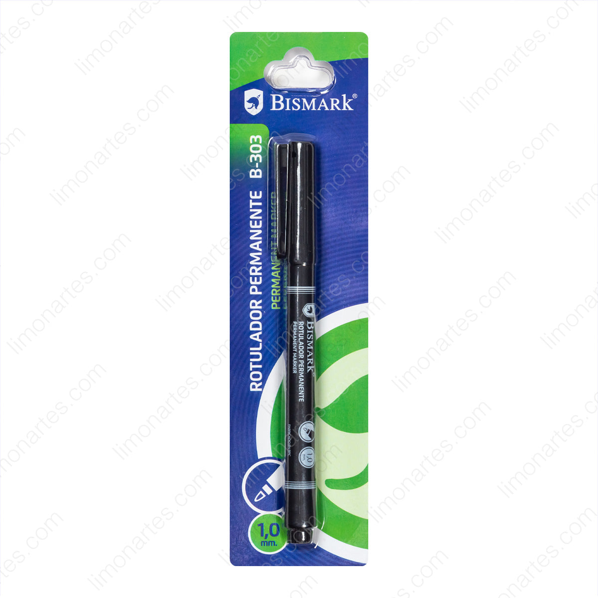 Bismark Rotulador Permanente negro de 1,0 mm - LIMÓN ARTES