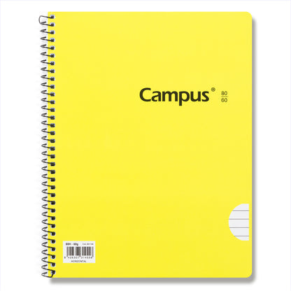 Campus-Spiral Pad A5+/Basic Cover 80 feuilles 60g/Grille horizontale