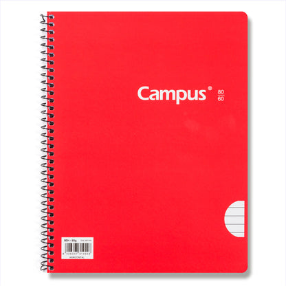 Campus-Spiral Pad A5+/Basic Cover 80 feuilles 60g/Grille horizontale