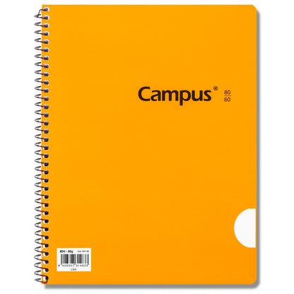 Campus Basic Cover Spiral Notebook A5+ (16 x 22 cm) 80 sheets 60g Smooth