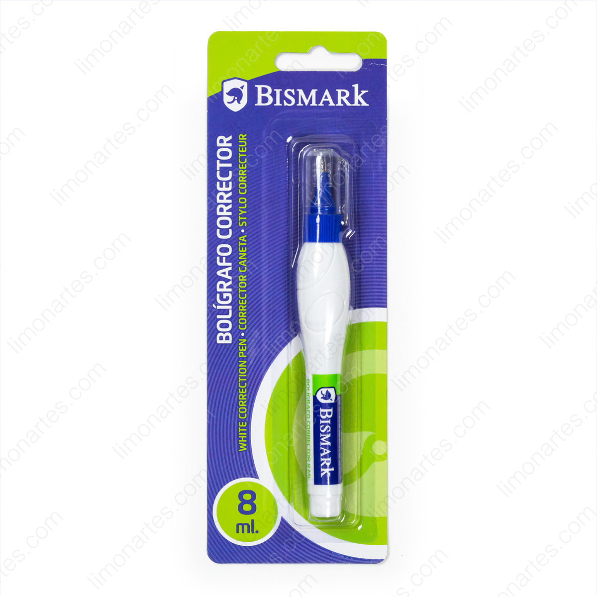 Bismark Boligrafo corrector 8 ml - LIMÓN ARTES