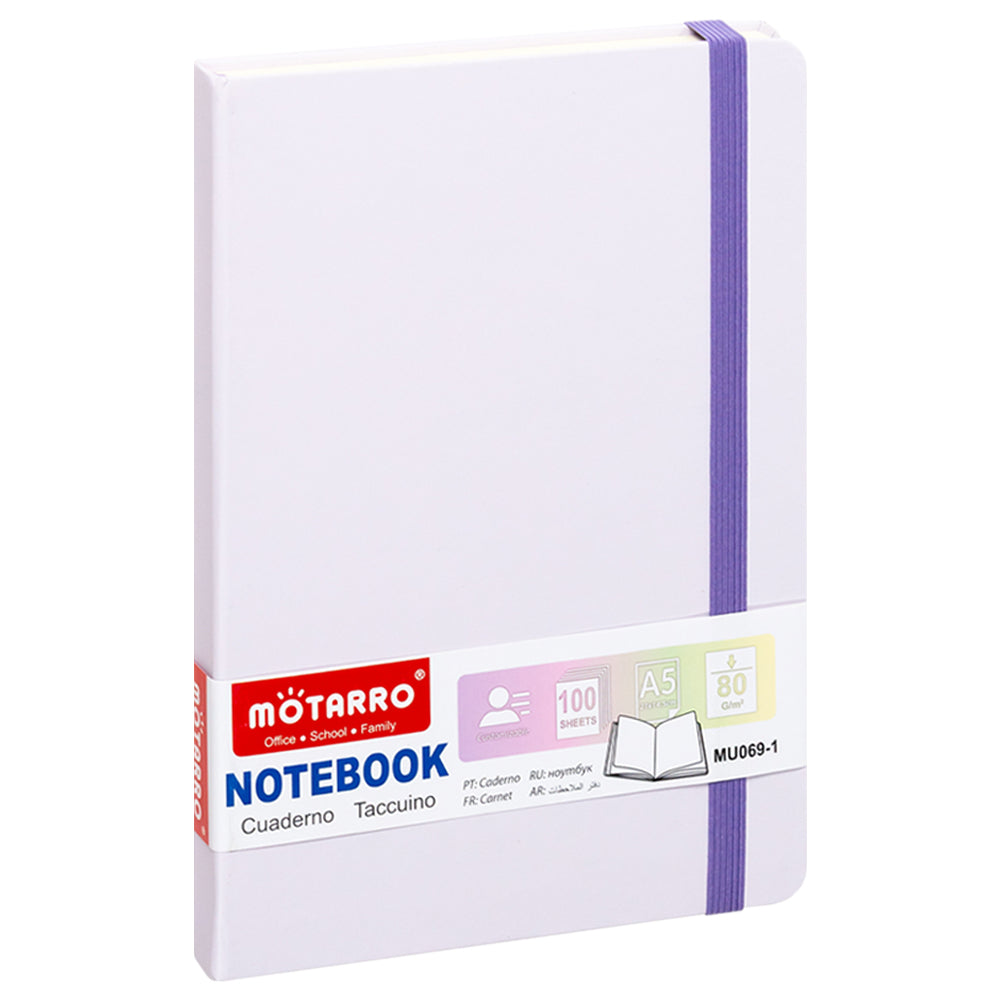 Carnet Bloc Notes 80gr 100 feuilles A5 Pastel Assorti Pack de 4 couleurs