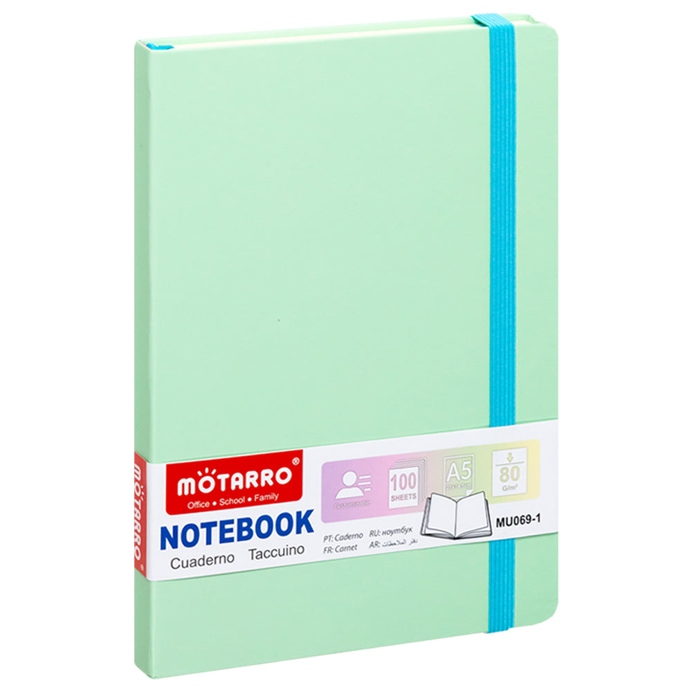 Carnet Bloc Notes 80gr 100 feuilles A5 Pastel Assorti Pack de 4 couleurs