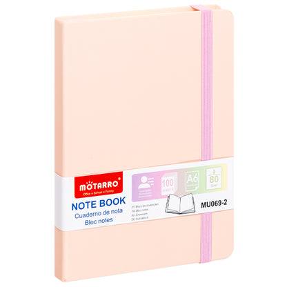 Notebook Notepad 80gr 100 sheets A6 Pastel assorted Pack of 4 colors