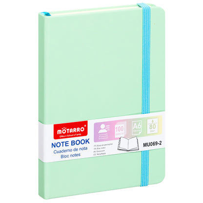 Notebook Notepad 80gr 100 sheets A6 Pastel assorted Pack of 4 colors