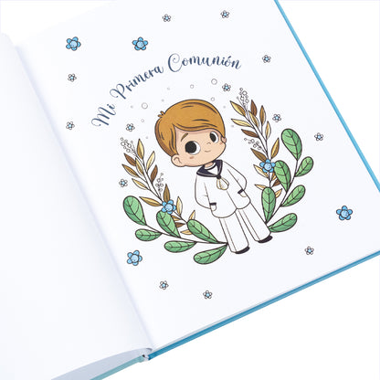 Set briefcase + boy's first communion reminder book