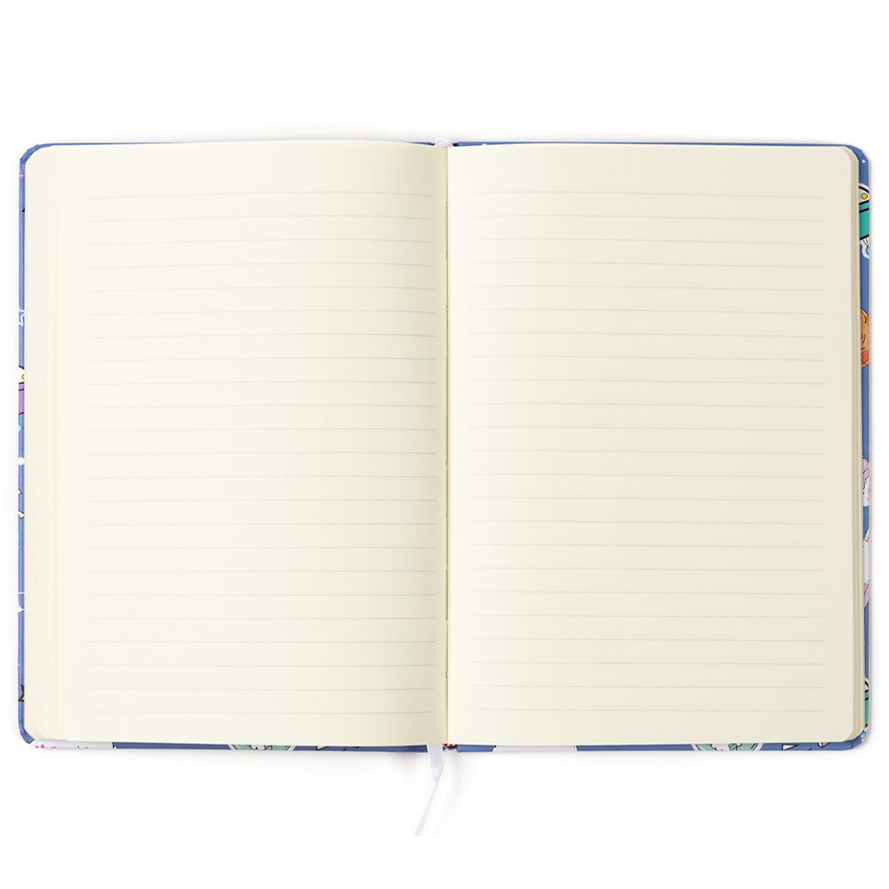 Cuaderno Bloc de notas 80gr 100hojas A5 Pack de 4 patrones