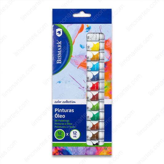 Bismark Color collection/ Pinturas Óleo 12 uds X 12 ml - LIMÓN ARTES