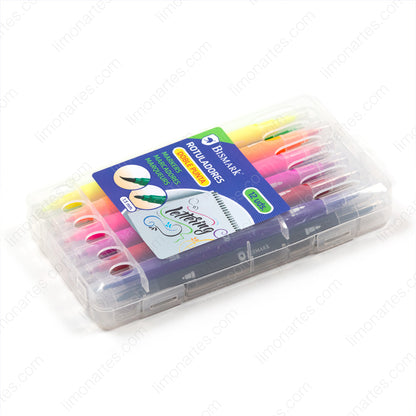 Bismark Rotuladores Doble punta 1.5mm/ Para lettering set 12 unidades - LIMÓN ARTES