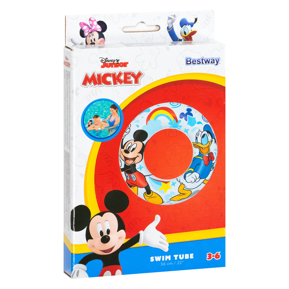 Bestway Flotador Hinchable Mickey y Donald 56 cm 3-6 años