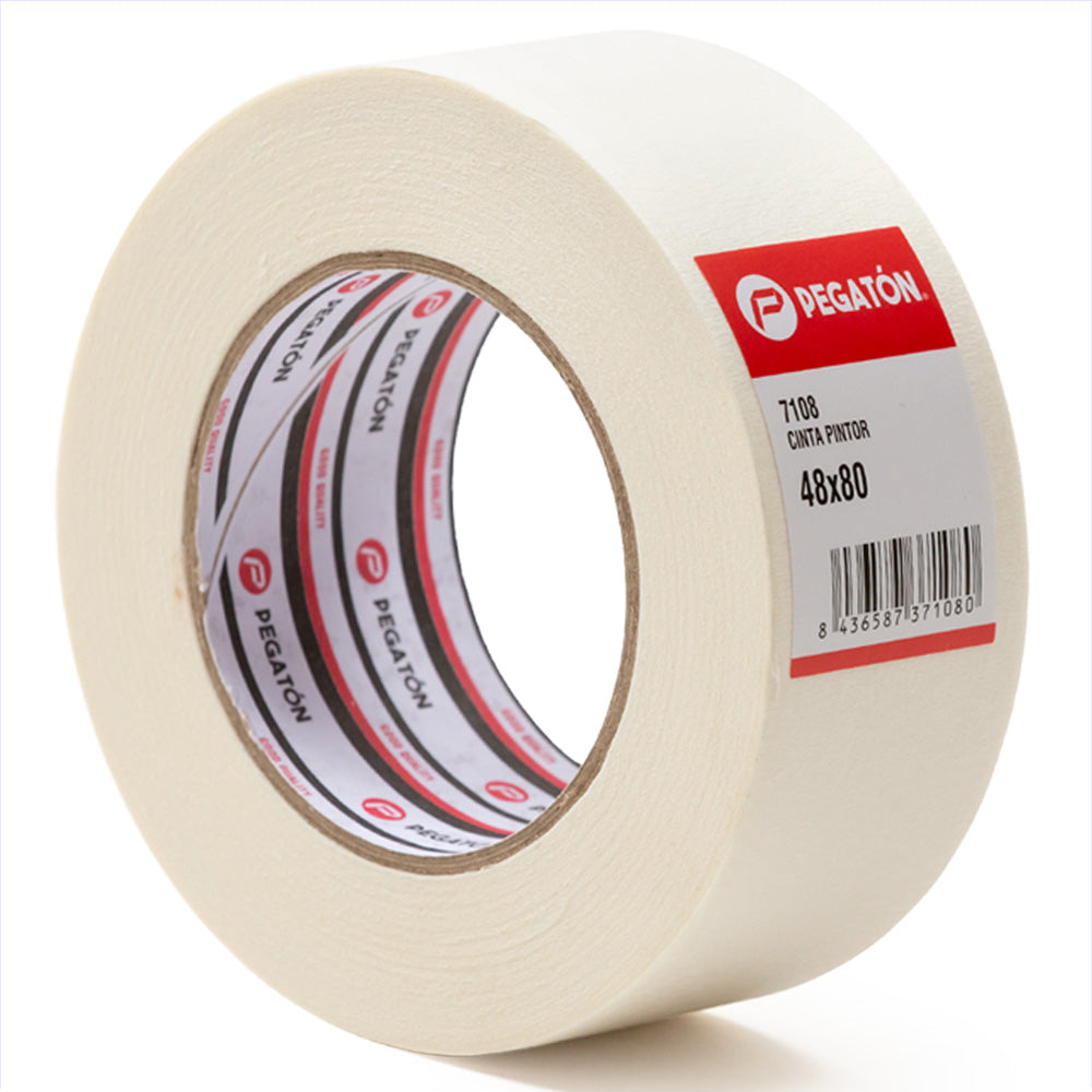 Pegatón Painter's Tape 48 mm x 80 m/Masking Tapes for Painting Arts