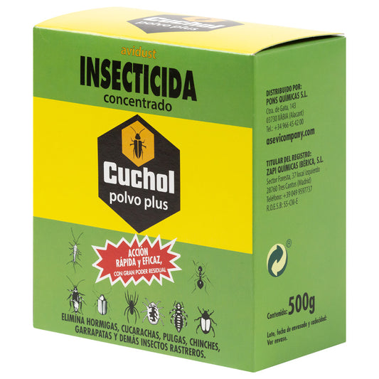 Insecticida concentrado 500g Cuchol polvo plus