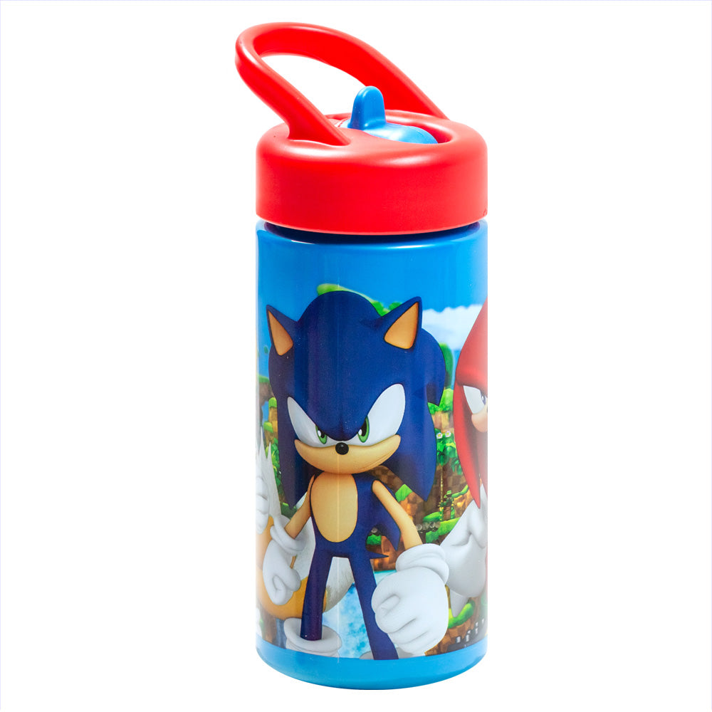 Bouteille d'eau PP Playground Bottle 410 ml Sonic/Sport avec paille et poignée intégrée