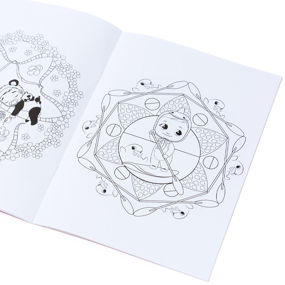 Cry Babies Coloring Book / Mandala Painting Book for Kids / DIY Art Drawing