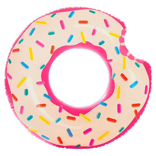 Pink donut pool float 94x23 cm