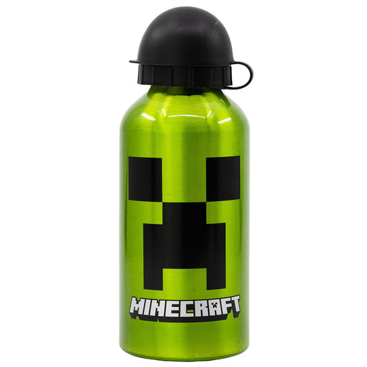 Bouteille en aluminium pour enfants 400 ml Minecraft / Gourde pour enfants / Gourde réutilisable