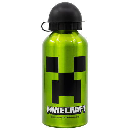 Bouteille en aluminium pour enfants 400 ml Minecraft / Gourde pour enfants / Gourde réutilisable