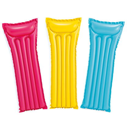 Intex Colchoneta hinchable 183x69cm/ 3 Colores disponibles/ Flotador hinchables para piscina y playa