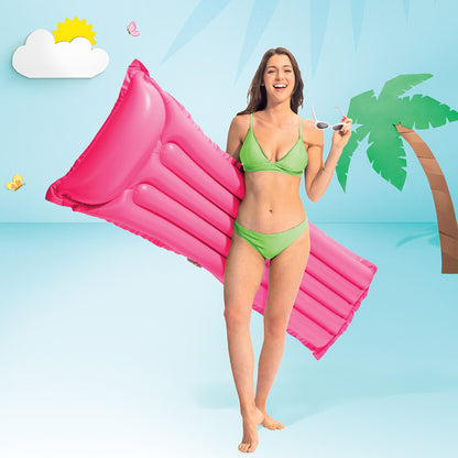 Intex Inflatable mat 183x69cm/ 3 Colors available/ Inflatable float for pool and beach