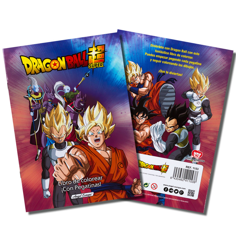 Dragon Ball Super Coloring Book with Stickers / Kids Painting Book / DIY Art Drawing