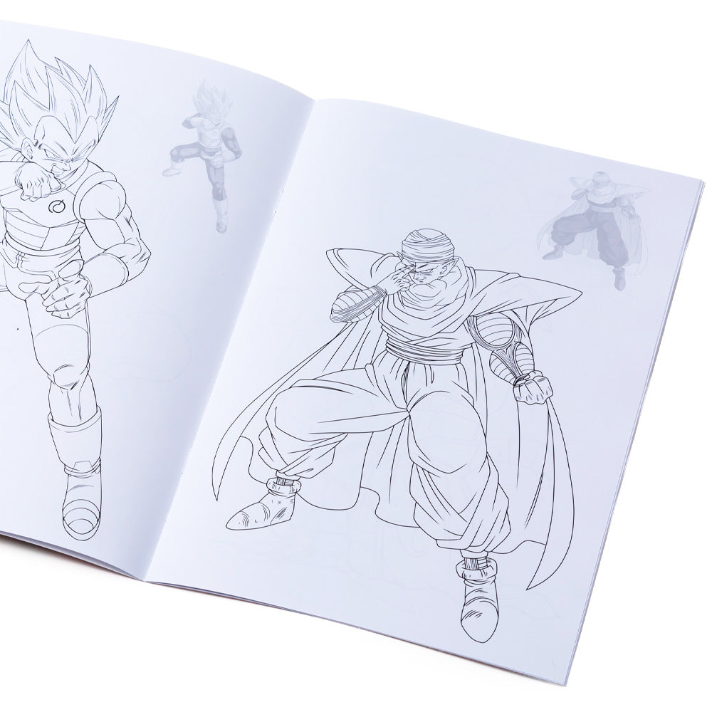 Dragon Ball Super Coloring Book with Stickers / Kids Painting Book / DIY Art Drawing