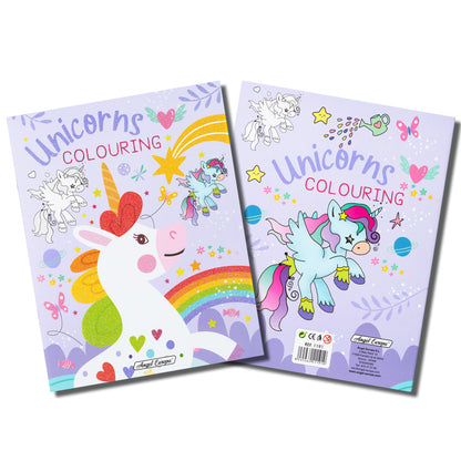 Unicorns Colouring Libro de Colorea / Libro de pintar infantil / Dibujo artístico DIY