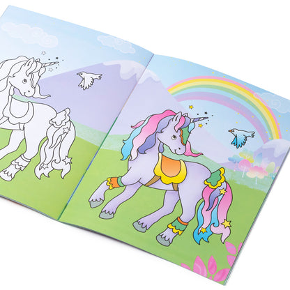 Unicorns Colouring Libro de Colorea / Libro de pintar infantil / Dibujo artístico DIY