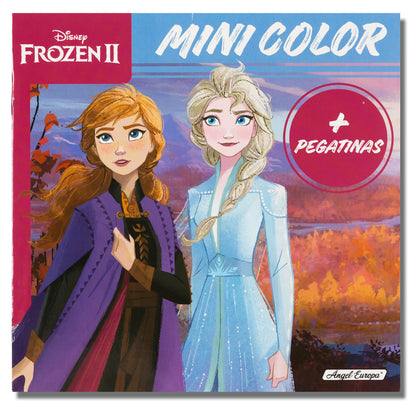 Libro de pintar infantil con pegatinas / Dibujo artístico DIY Disney Frozen II