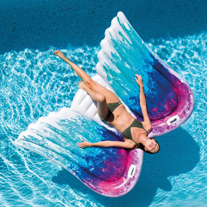 Angel wings inflatable mat with 2 handles 251x160 cm