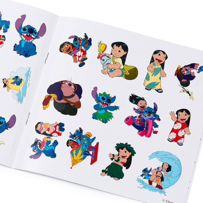 Libro de pintar infantil con pegatinas / Dibujo artístico DIY Disney Stitch