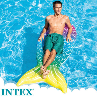 Intex mermaid tail inflatable mat 178x71x18 cm