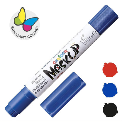 Carioca colores para la piel mask up carnaval 3 uds./ kit de pintura facial para niños y niñas /Dermatológicamente testado