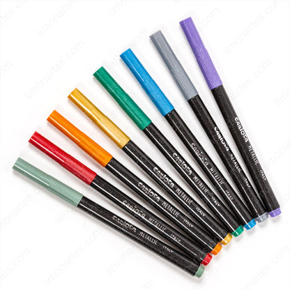 Carioca Metallic fine tip marker / Box of 8 colors