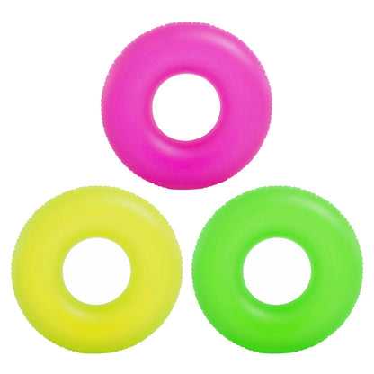 Inflatable neon wheel float 91 cm/ 3 Colors available