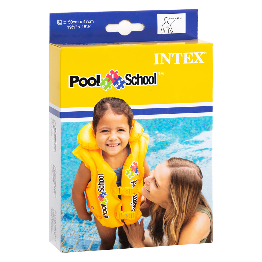 Chaleco hinchable Intex Pool School 50 x 47 cm