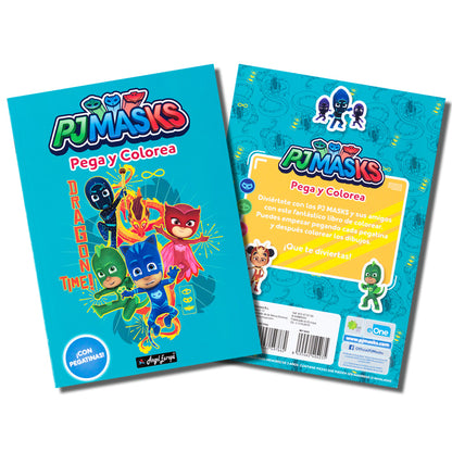 Livre de coloriage PJ Masks avec autocollants / Livre de peinture pour enfants / Dessin artistique DIY